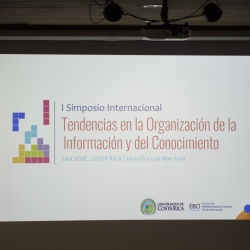 I Simposio Internacional “Tendencias en la Organización de la Información y del Conocimiento” - Día 1